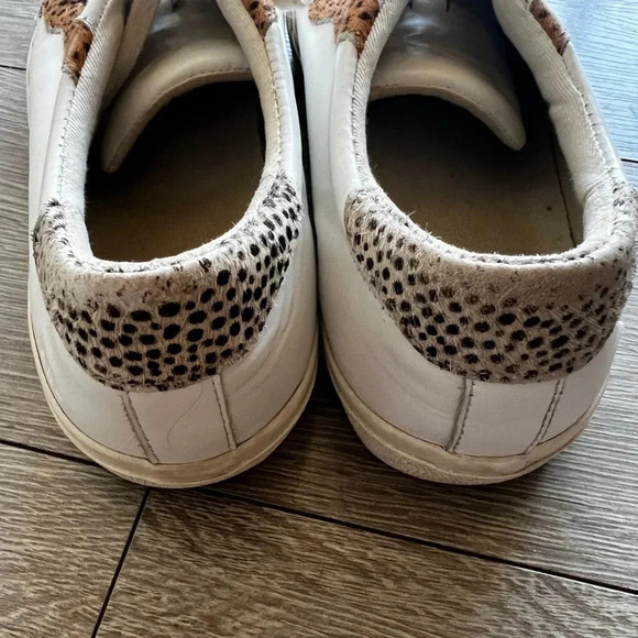 Sidewalk Low-Top Sneakers in Leather & Calf Hair: Wave Edition - Size 8 - Picture 6 of 8